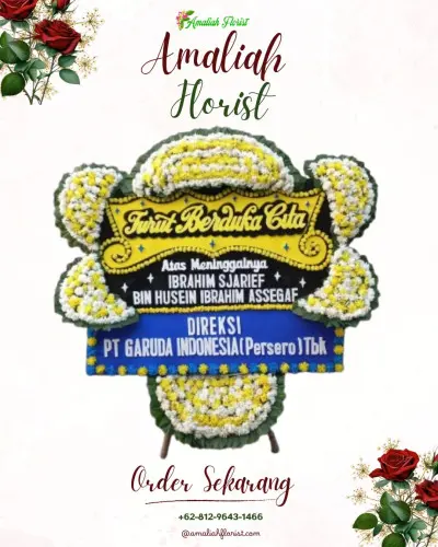 Papan Bunga Duka di Sememu